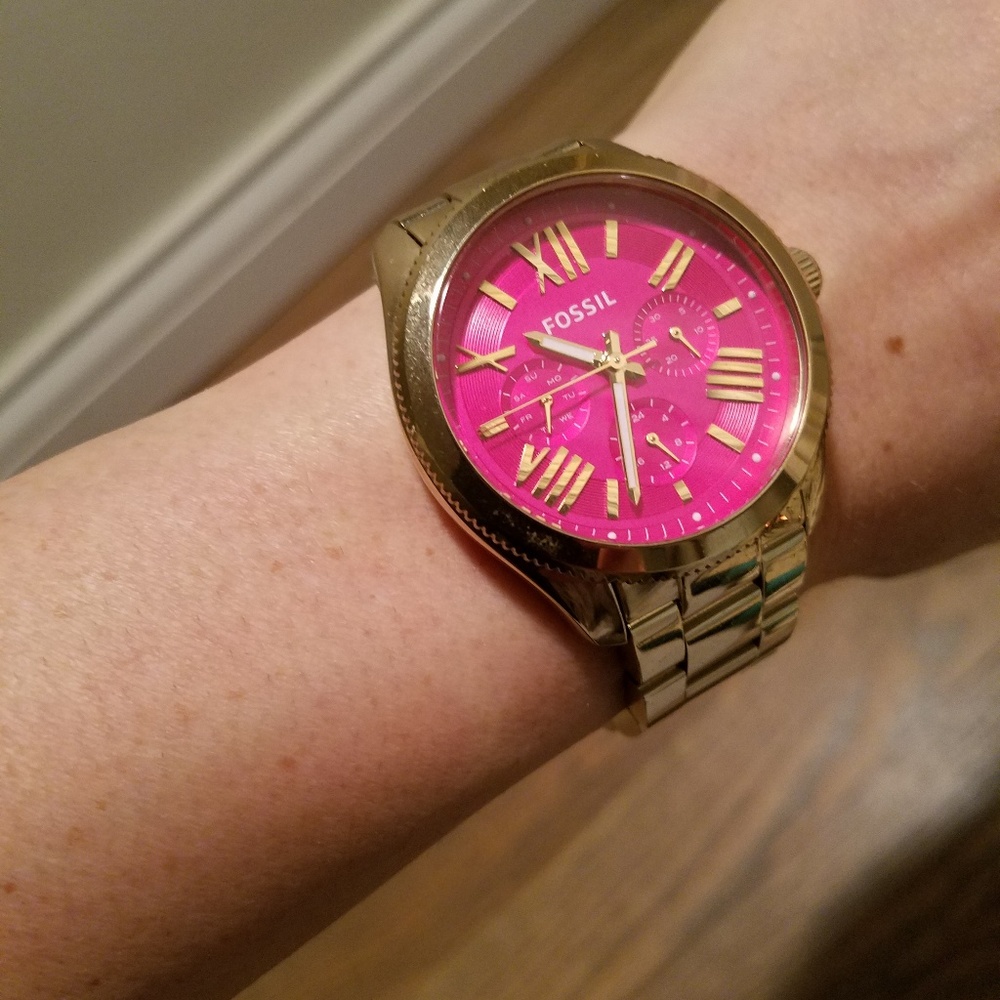 Fossil Gold Watch - Picture 3 of 4